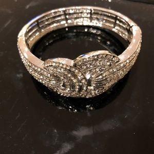 Women's rhinestone bangle bracelet--costume